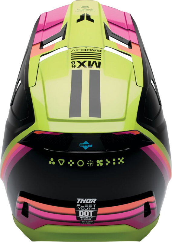 HELMET FLEET YTH DEFY BK/AC M