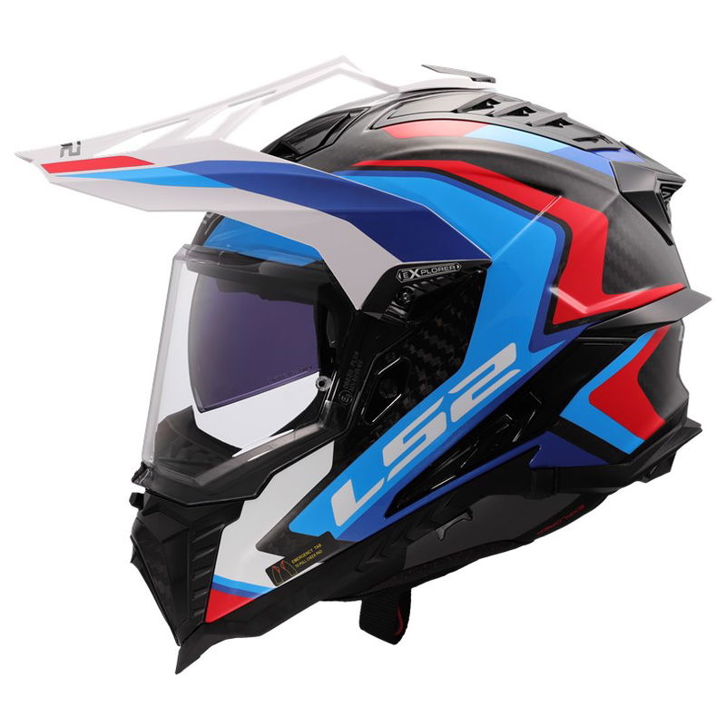 HJÄLM LS2 MX701 EXPLORER CARBON 3XL