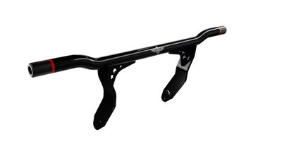 CRASHBAR - FXD 17-UP - BLACK/R