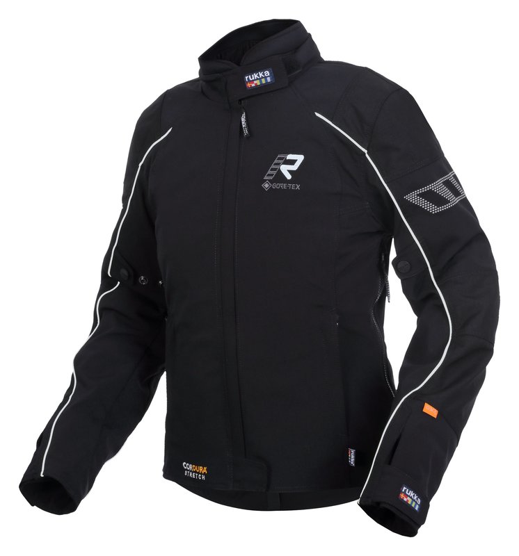 RUKKA COMFORINA Jacka Svart/Silver DAM 44