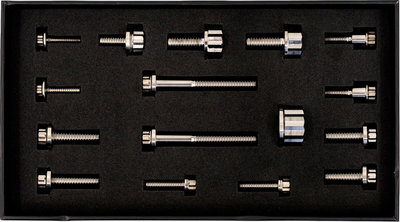 HARWARE KIT TITANIUM M8 PEG MO