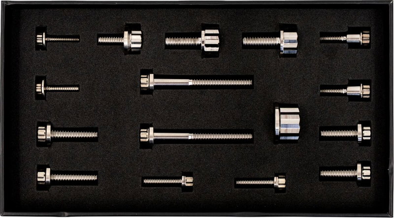 HARWARE KIT TITANIUM M8 PEG MO