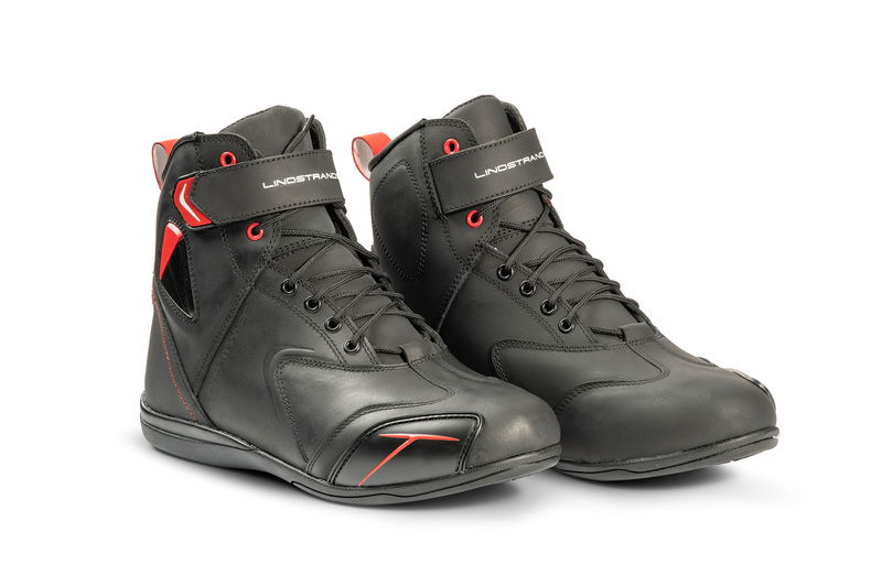 Lindstrands Sneaker Sko Sport skinn, svart 42