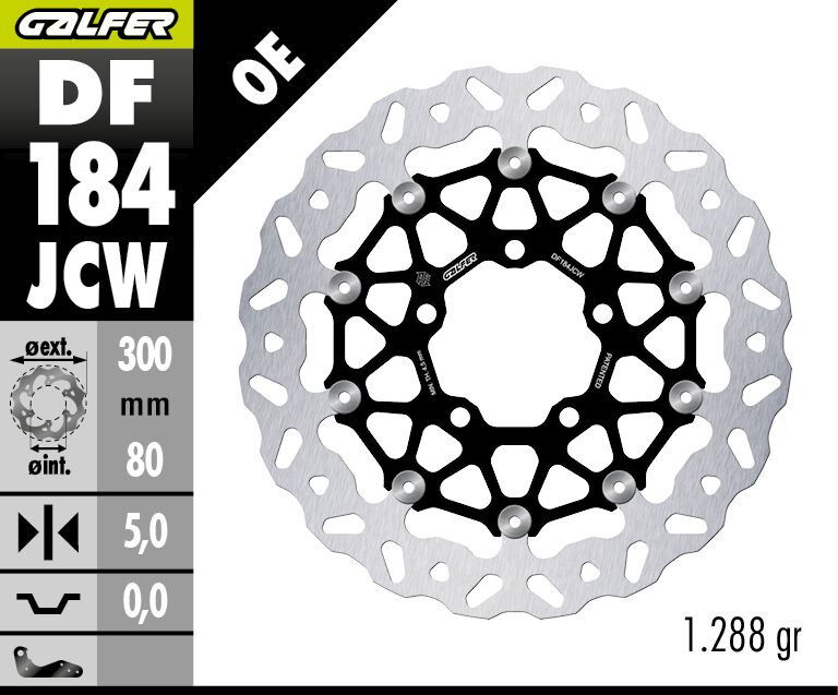 BRAKE DISC WAVE FLOATECH