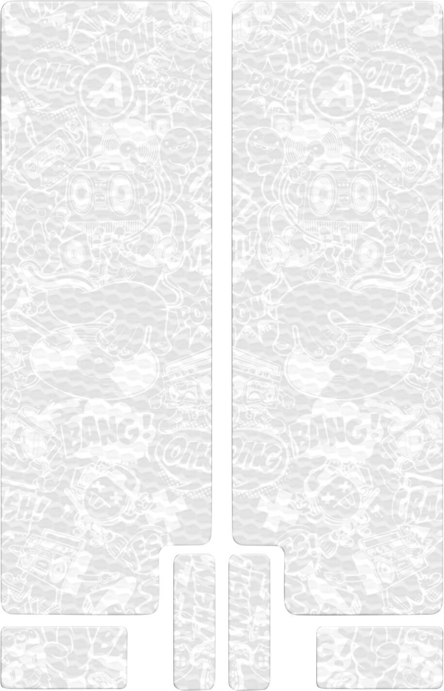 FORK DECAL TEXTURED WT COMIC