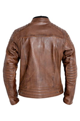 JACKET DEXTER LEATHER BROWN 3X