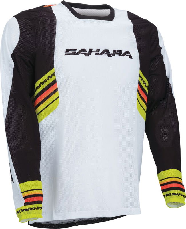 JERSEY SAHARA WHITE/BLACK SM