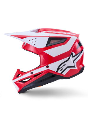 HELMET SM3 HEAT RED/WH/BLK L
