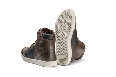 Lindstrands Sneaker Urban 47 sko, brun, skinn