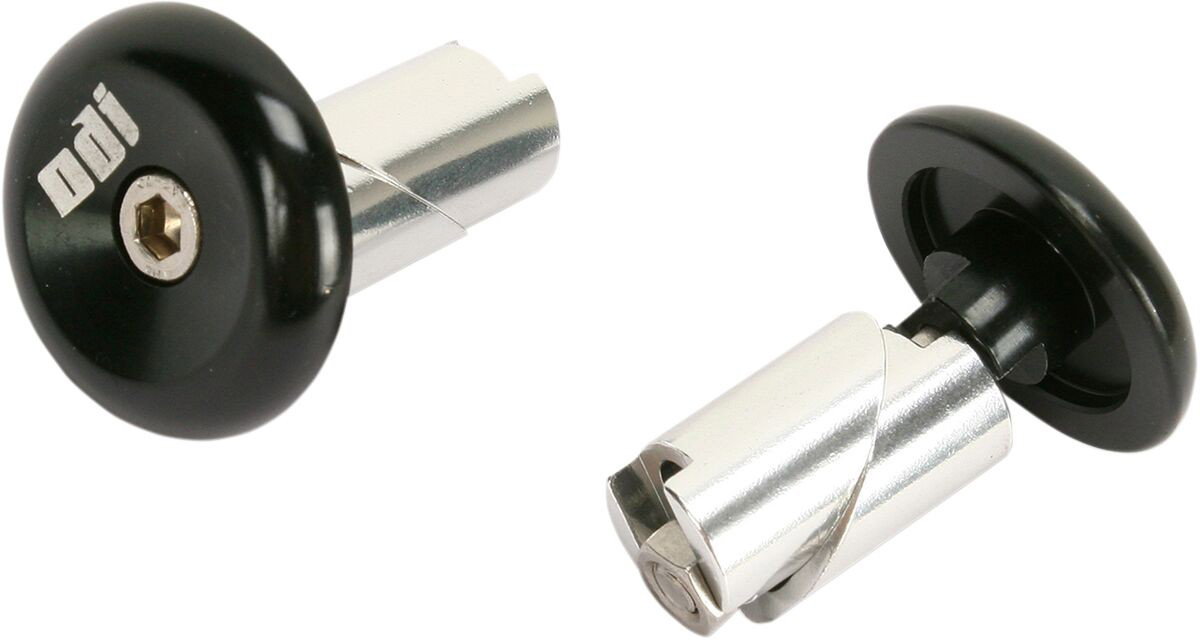 BAR END ALUMINUM WC BK