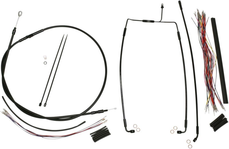 CONTROL CABLE KIT XR BLK