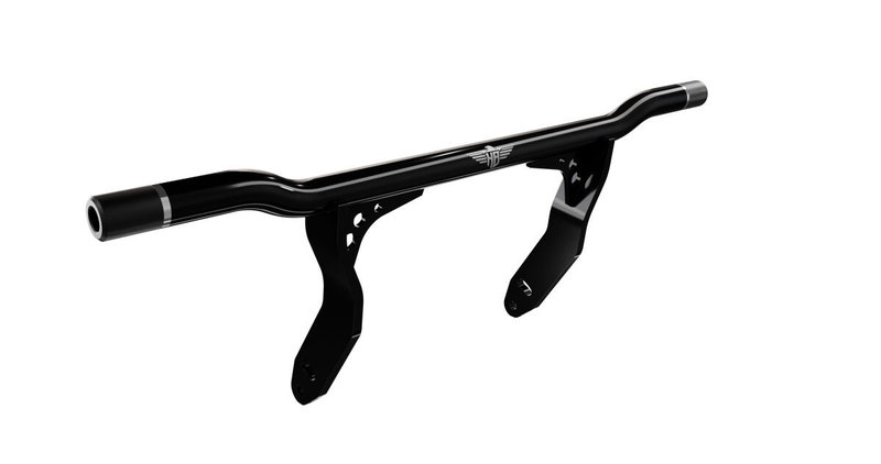 CRASHBAR - FXD 17-UP - BLACK/S