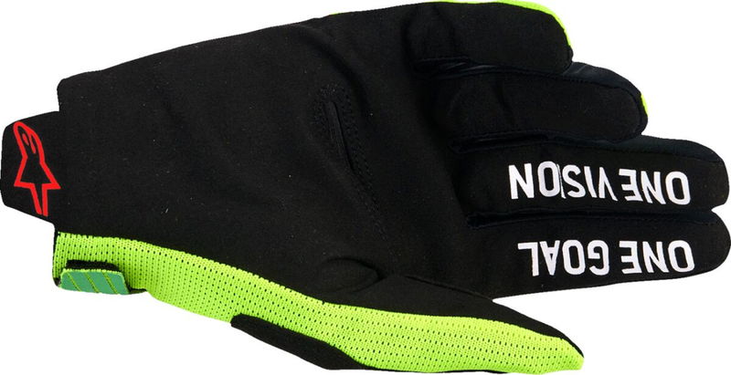 GLOVES RADAR PRO GRN/YELL/PNK