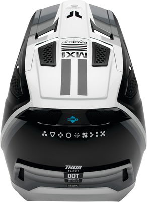 HELMET FLEET DEFY BK/WH SM