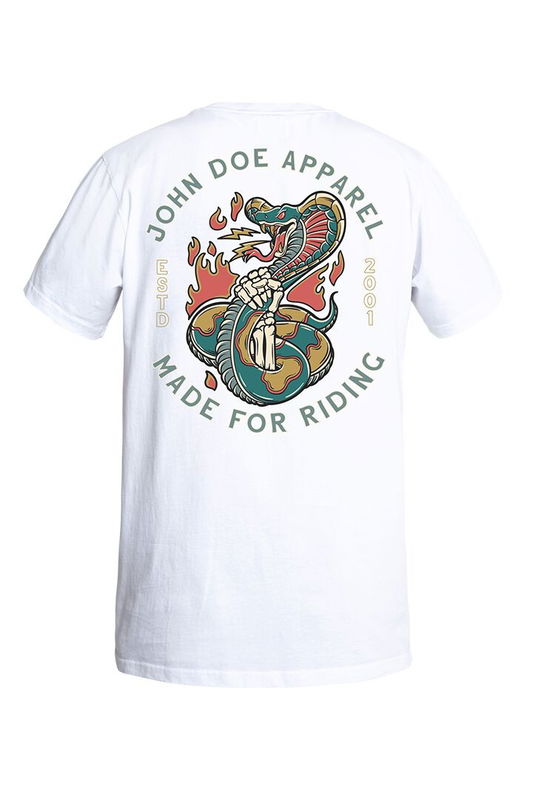 TEE SNAKE II WHITE 2XL