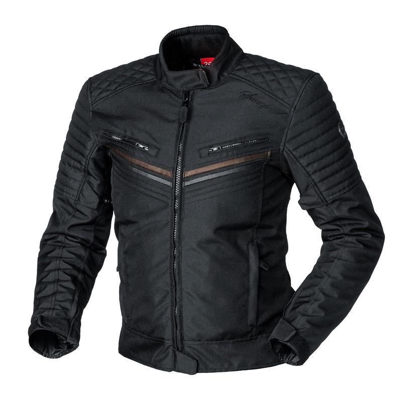 Sweep Scrambler vattentät dam textiljacka, svart/brun, 38
