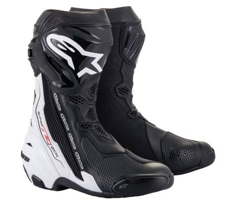 Alpinestars Stövel Supertech R v2 Svart/Vit 41