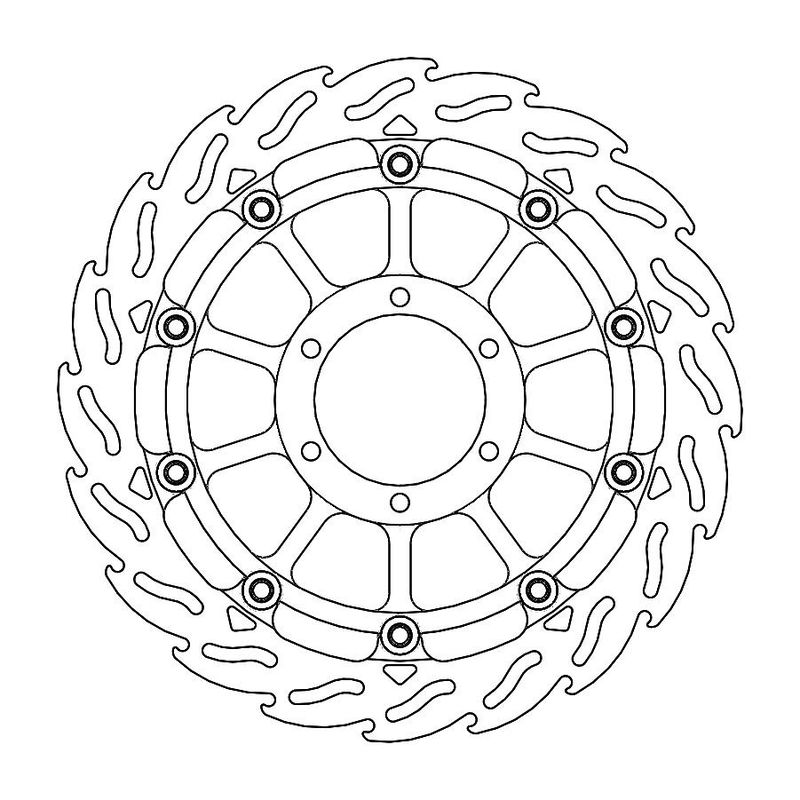 BRAKE DISC FLAME RACING FT L