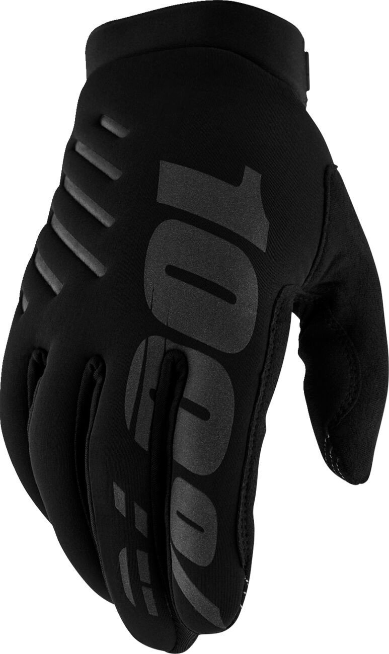 GLOVE WM BRISK BK/GY S