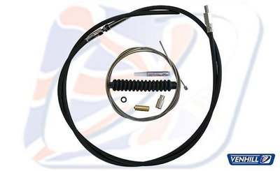 HD CLUTCH CABLE KIT - BLACK
