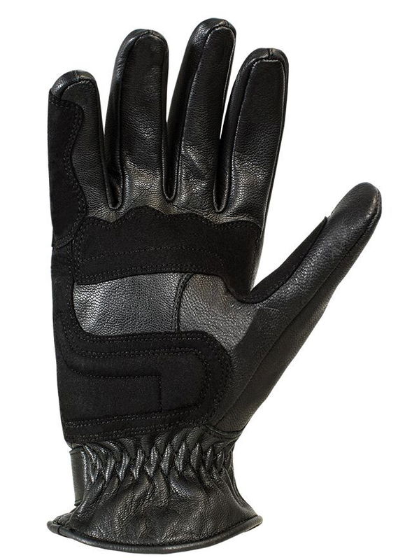 GLOVE TRACKER LEATHER BLACK MD