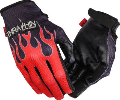 GLOVE FLAME STEALTH LEATHER PA