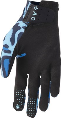 GLOVES SPORTMODE CHEETAH BLUE/