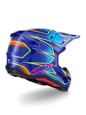 HELMET SM7 CAST BLU/YL/PINK S