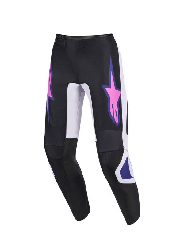 PANT FLUID GRID BLK/GY/PU 36