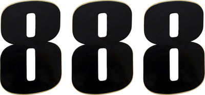 NUMBER MOOSE #8 6 BLACK