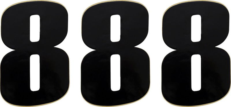 NUMBER MOOSE #8 6 BLACK