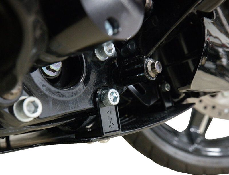 PLATE SKID CARBON FORGED W/BLA