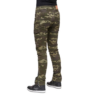 Sweep Trixie dam mc jeans, camo, W38 L32