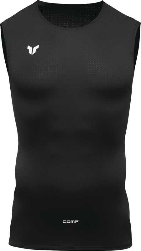 SHIRT SLEEVELESS COMP BLACK SM