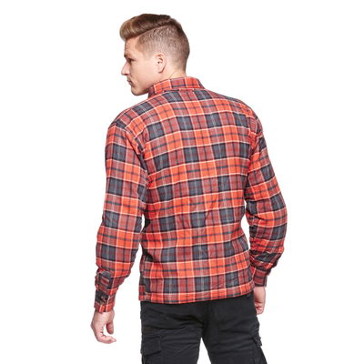 Sweep Manitou MC flannelskjorta, orange, XS