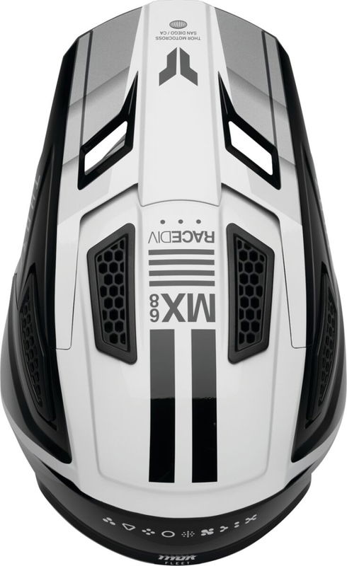 HELMET FLEET DEFY BK/WH MD