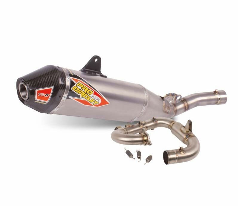 EXHAUST TI-6 TIT W/CARBON ENDC