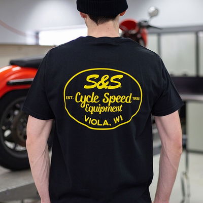 TEE SHIRT S&S BLACK XXL