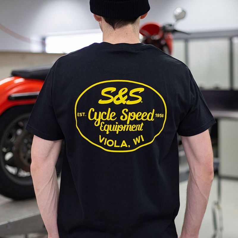 TEE SHIRT S&S BLACK XXL