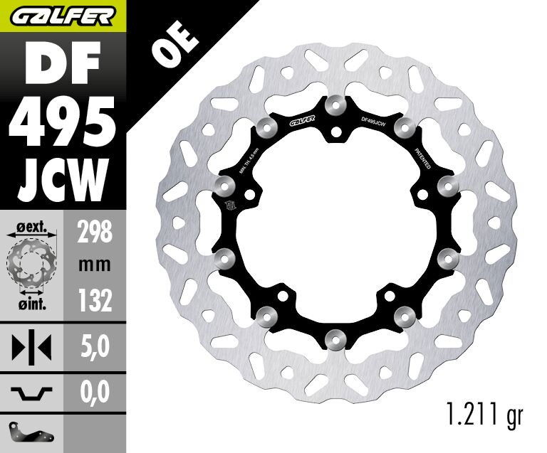 BRAKE DISC WAVE FLOATECH