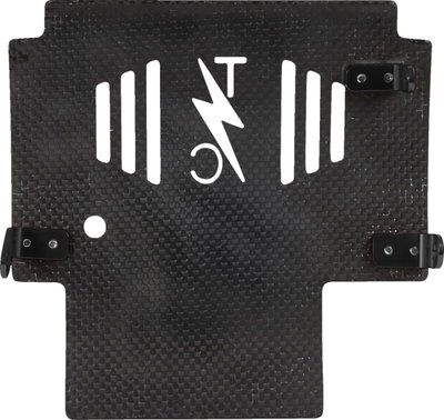 PLATE SKID CARBON FORGED W/BLA