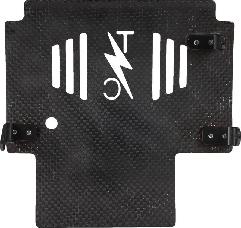 PLATE SKID CARBON FORGED W/BLA