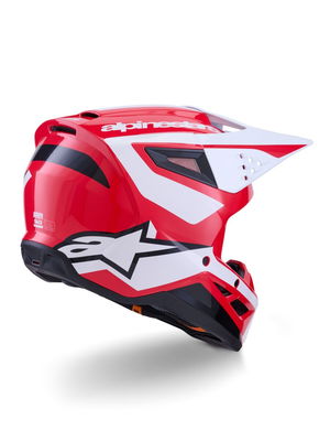 HELMET SM3 HEAT RED/WH/BLK XL