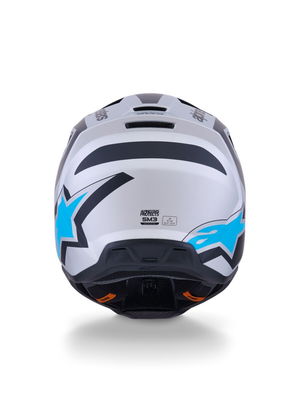 HELMET SM3 HEAT SILV/BL/BLK XS