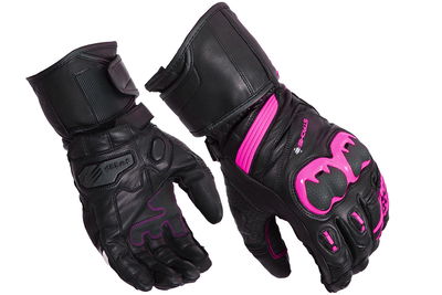 Sweep Carbon dam sporthandske, svart/vit/pink, 10