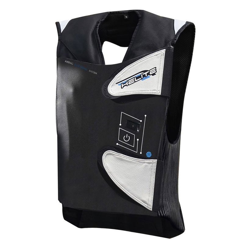 AIRBAG-VÄST GP AIR SVART/VIT HELITE XL