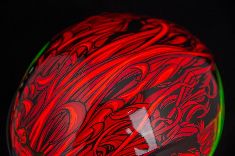 ICON HELMET AFRM MANIC'R RED L