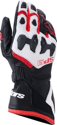 GLOVE SP-9 BLACK/WHITE/RED L