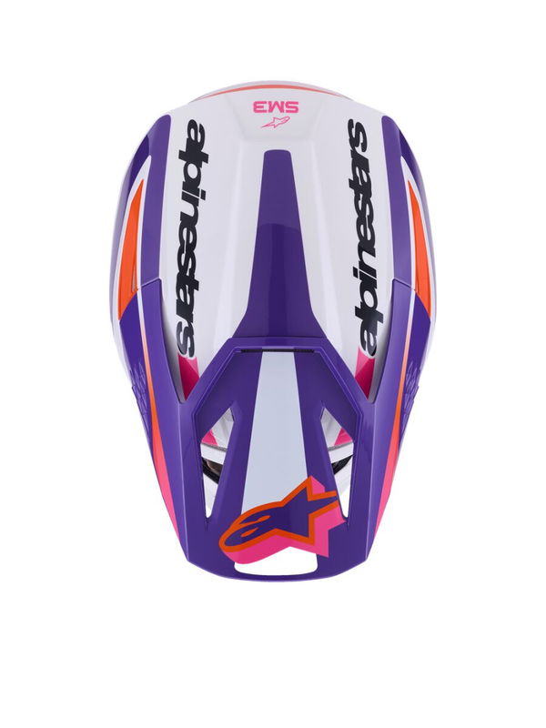 HELMET SM3 HEAT WHT/PU/PINK 2X