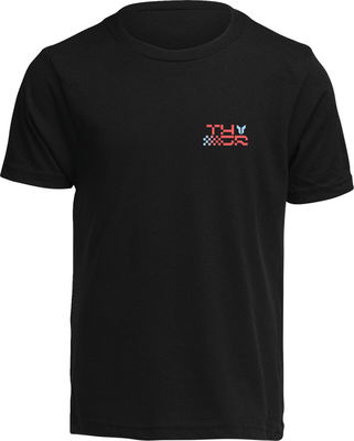 TEE YTH VANTAGE BLACK XS